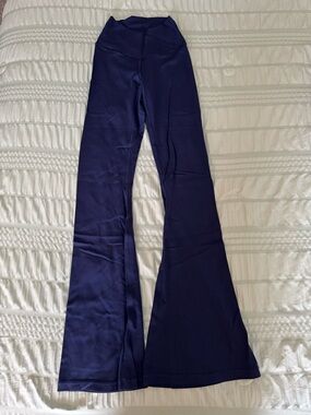 Aerie Navy High-Waist Flared Yoga Pants